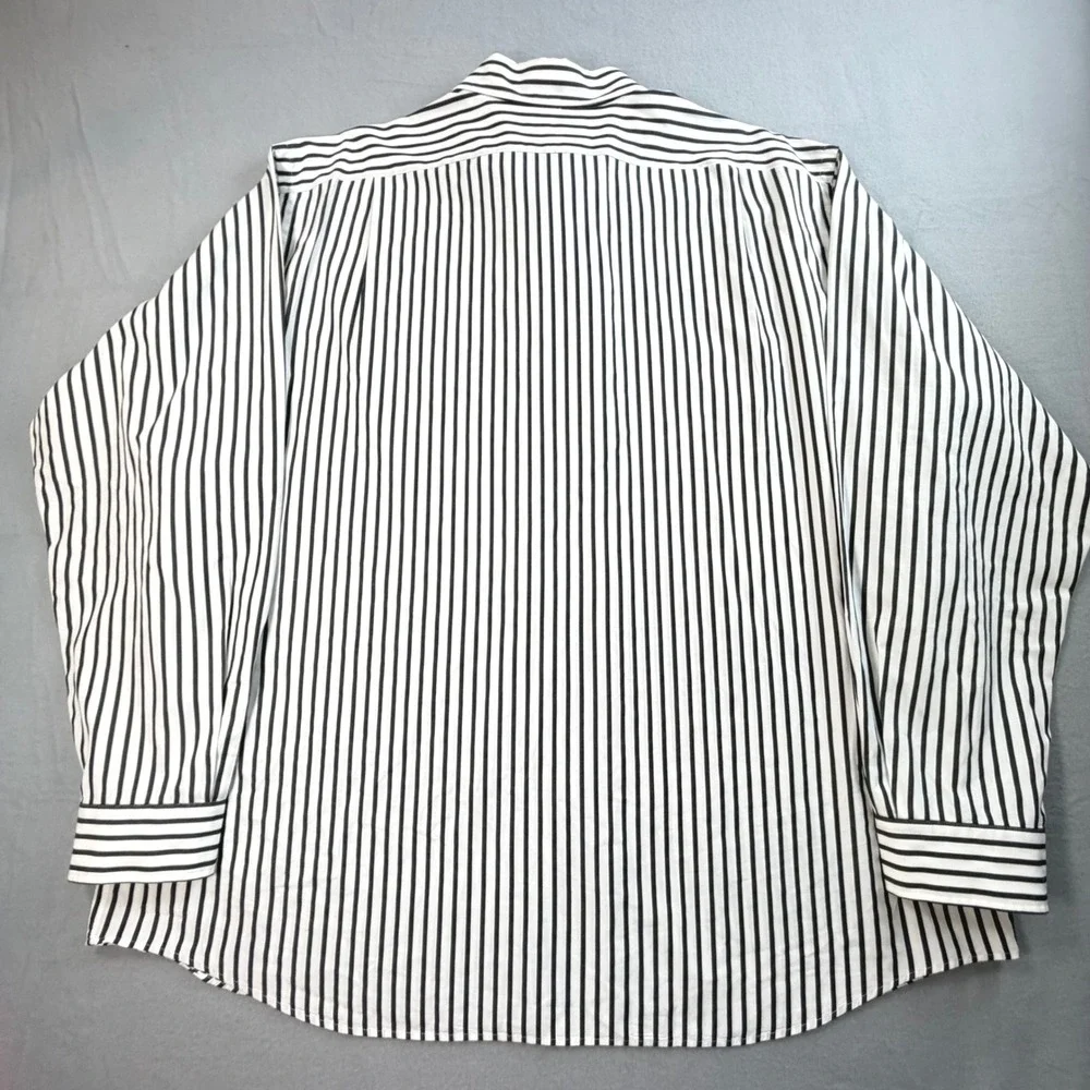 Vintage Y2K Polo Golf Ralph Lauren Men's L/S Shirt XXL Black White Lowell Sport